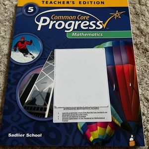 NEW. Grade 5 Common Core Progress Mathematics TEACHER’S EDITION